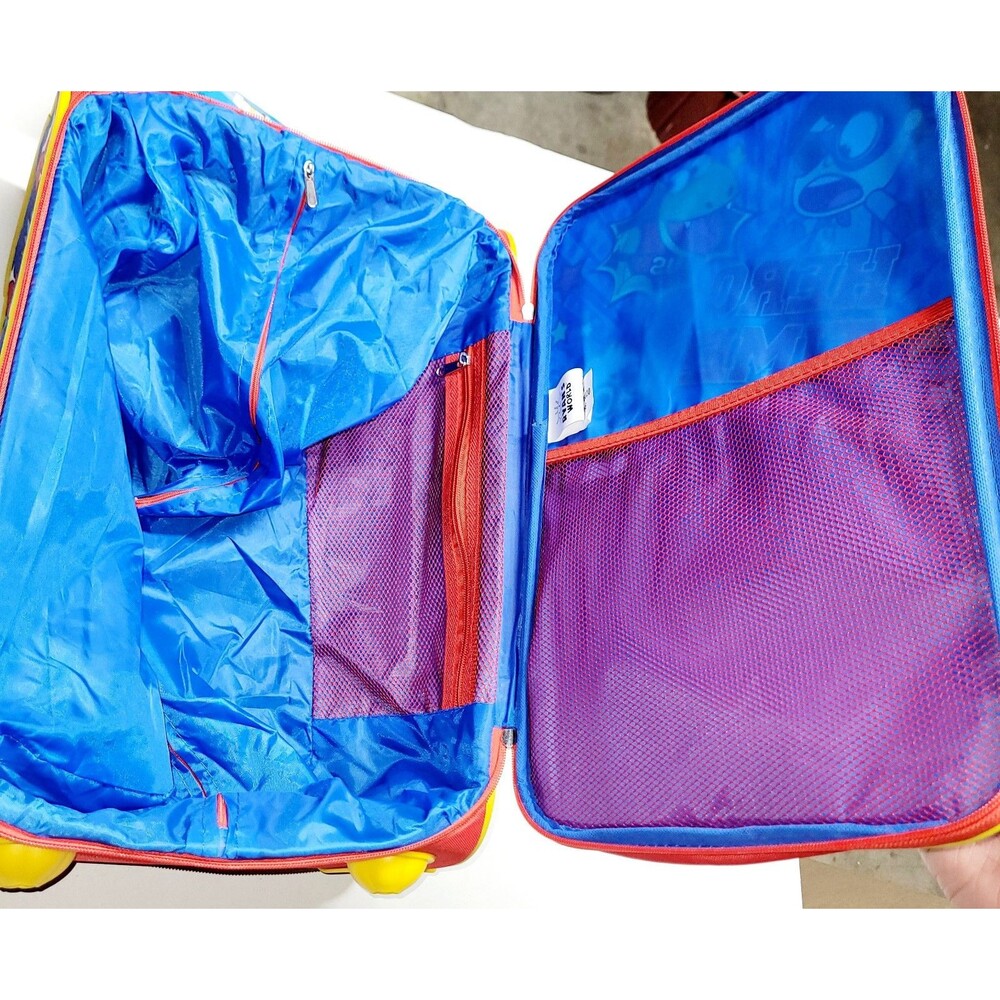 NWT Ryan's World Kids Carry-On Luggage With Wheels 20" Softside Trolley Suitcase - Picture 15 of 16